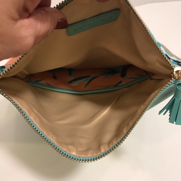 Rachel Pally Fold-Over Fabric/Faux LeatherBag NWOT - Picture 5 of 6